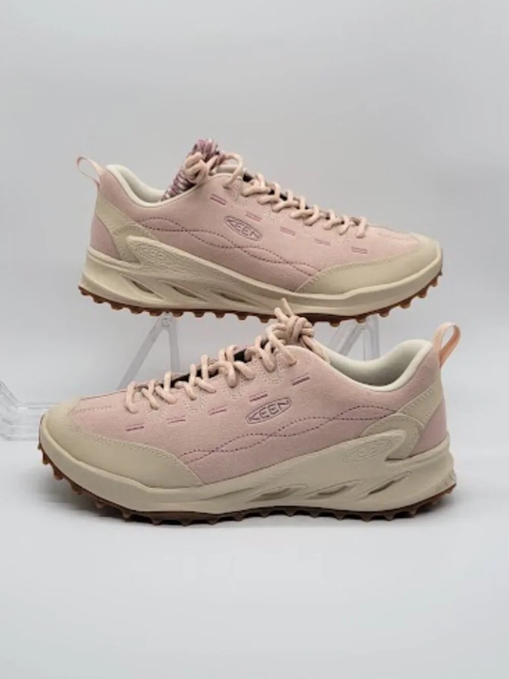 KEEN Jasper Zionic Women’s Rose/Lilas Suede Hiking Sneakers Shoes Size 8.5  NWOB
